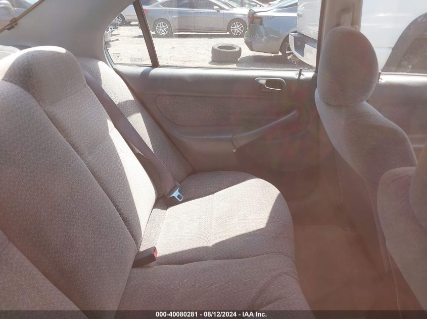 1999 Honda Civic Lx VIN: 2HGEJ6670XH578441 Lot: 40080281