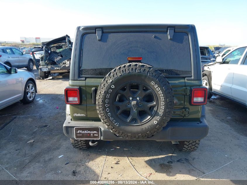 2020 Jeep Wrangler Unlimited Willys 4X4 VIN: 1C4HJXDNXLW284396 Lot: 40080285