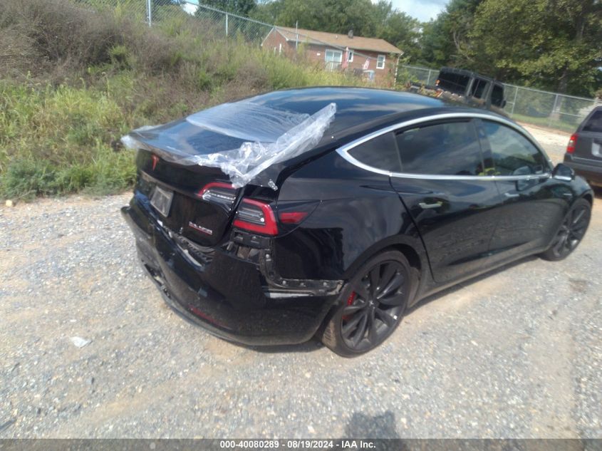 2020 Tesla Model 3 Performance Dual Motor All-Wheel Drive VIN: 5YJ3E1ECXLF746856 Lot: 40080289