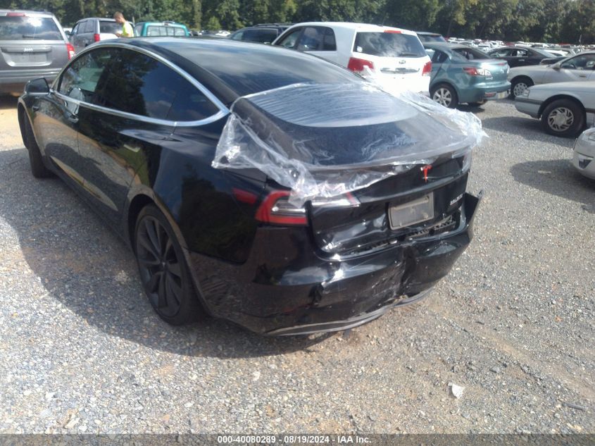 2020 Tesla Model 3 Performance Dual Motor All-Wheel Drive VIN: 5YJ3E1ECXLF746856 Lot: 40080289