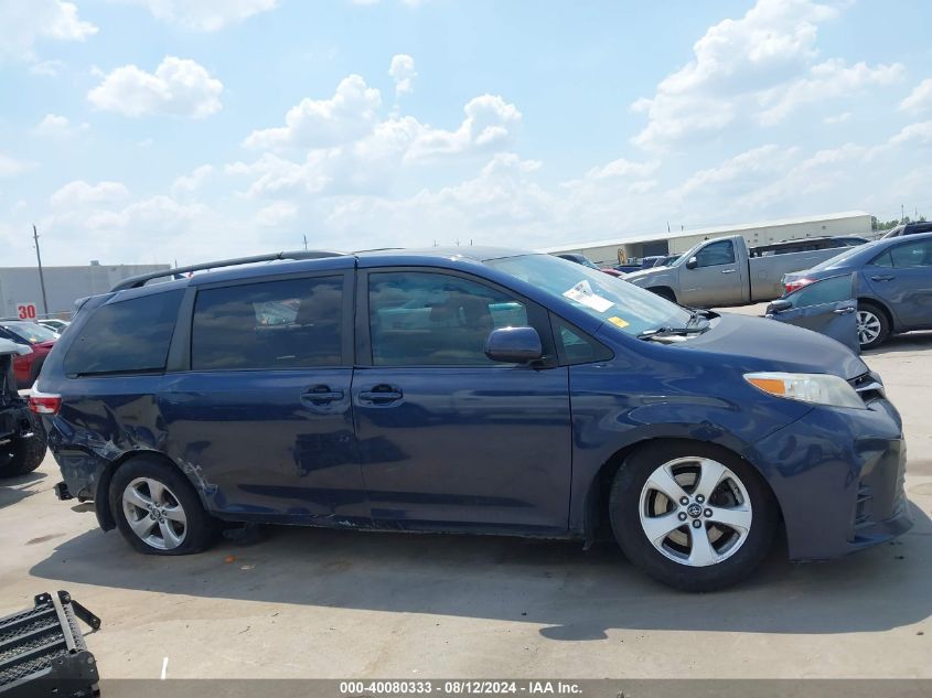 2018 Toyota Sienna Le 8 Passenger VIN: 5TDKZ3DC9JS905713 Lot: 40080333