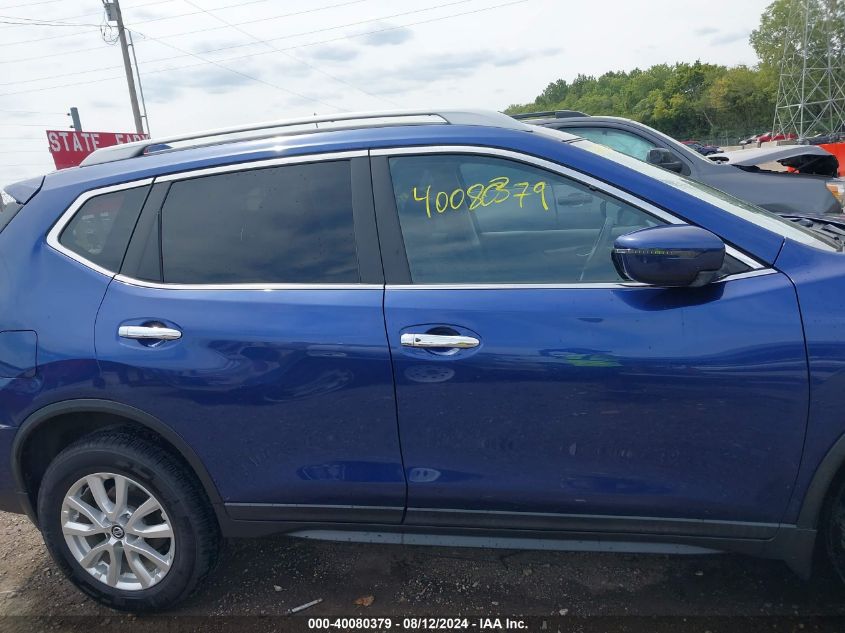 2019 Nissan Rogue Sv VIN: 5N1AT2MV7KC798863 Lot: 40080379