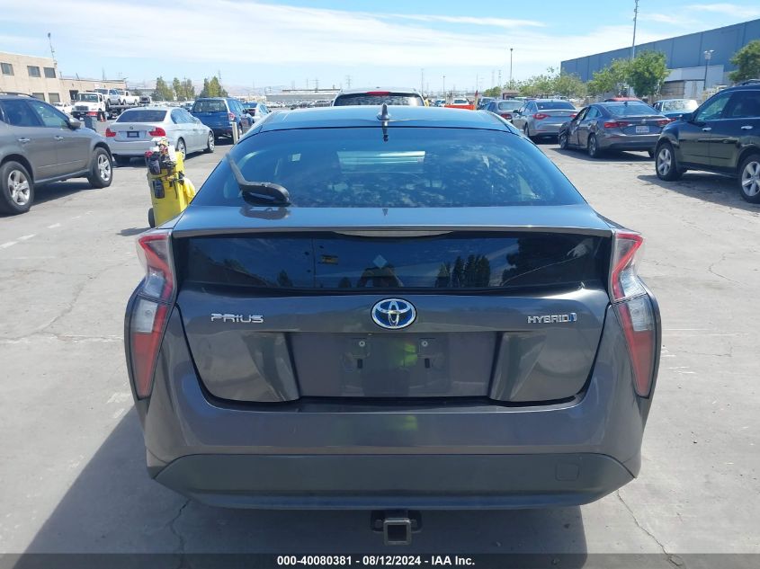 2016 Toyota Prius Four VIN: JTDKARFU9G3506326 Lot: 40080381