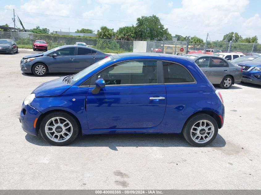 2012 Fiat 500 Pop VIN: 3C3CFFAR9CT127093 Lot: 40080385