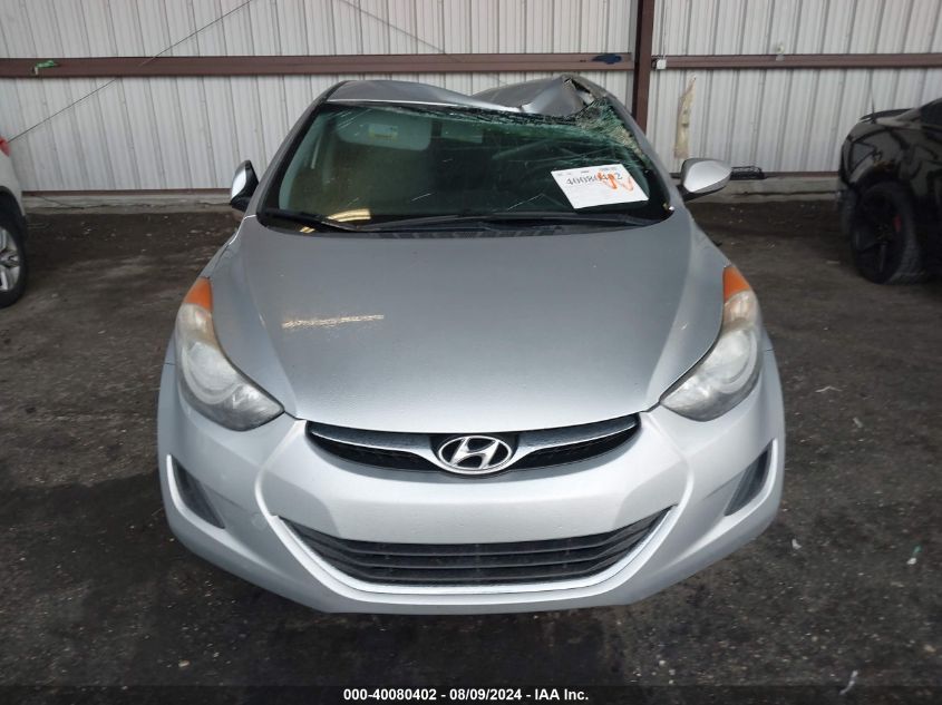 2012 Hyundai Elantra Gls VIN: 5NPDH4AE7CH096177 Lot: 40080402