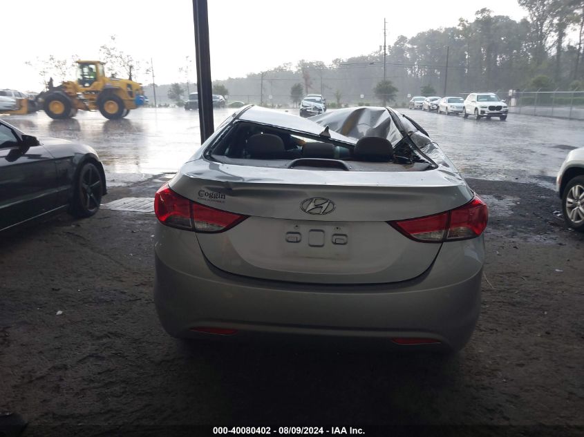 2012 Hyundai Elantra Gls VIN: 5NPDH4AE7CH096177 Lot: 40080402