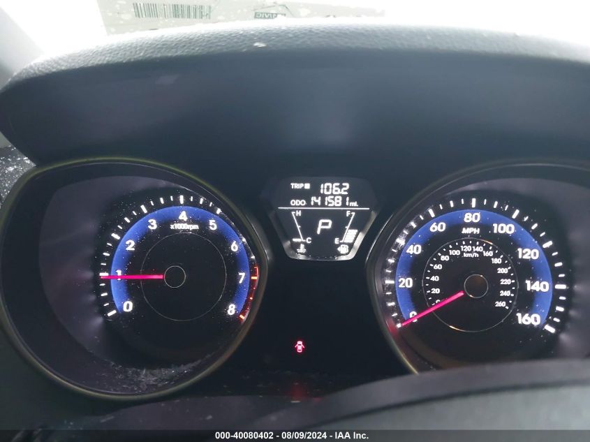 2012 Hyundai Elantra Gls VIN: 5NPDH4AE7CH096177 Lot: 40080402