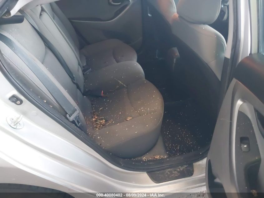 2012 Hyundai Elantra Gls VIN: 5NPDH4AE7CH096177 Lot: 40080402