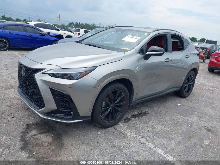 VIN JTJKGCEZ4P5005080 2023 Lexus NX 350, F Sport Ha... no.2