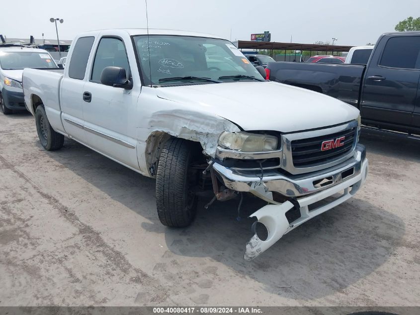 2006 GMC Sierra 1500 Sle2 VIN: 1GTEC19Z06Z212664 Lot: 40080417