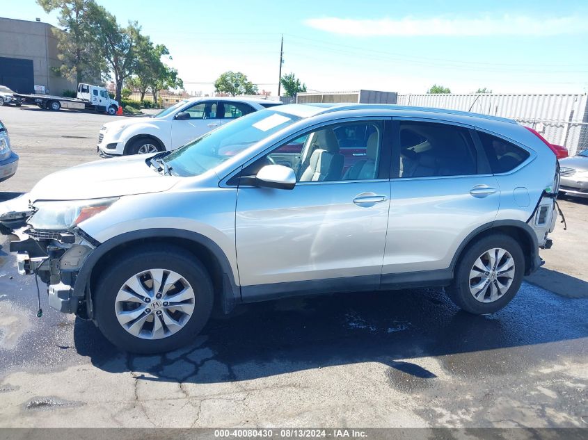 2012 Honda Cr-V Ex-L VIN: 2HKRM4H7XCH606658 Lot: 40080430