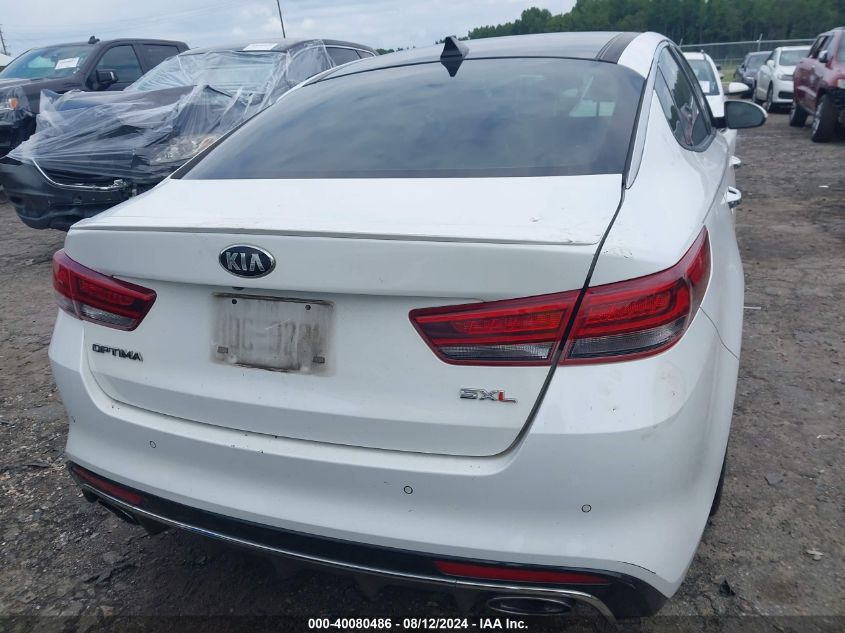 2017 Kia Optima Sxl Turbo VIN: 5XXGV4L29HG125805 Lot: 40080486