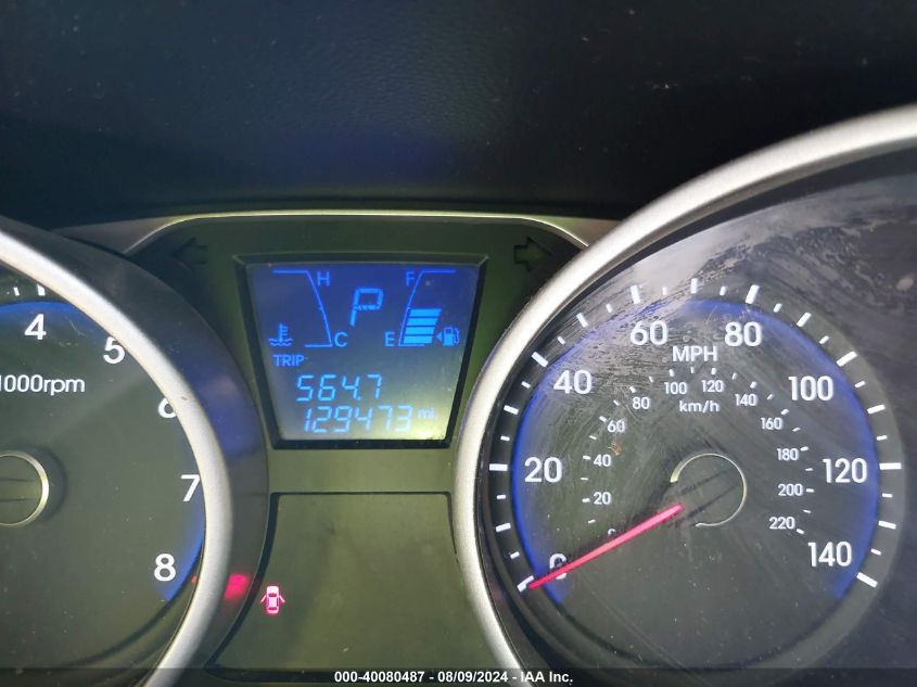 2013 Hyundai Tucson Gls VIN: KM8JU3AC5DU632411 Lot: 40080487