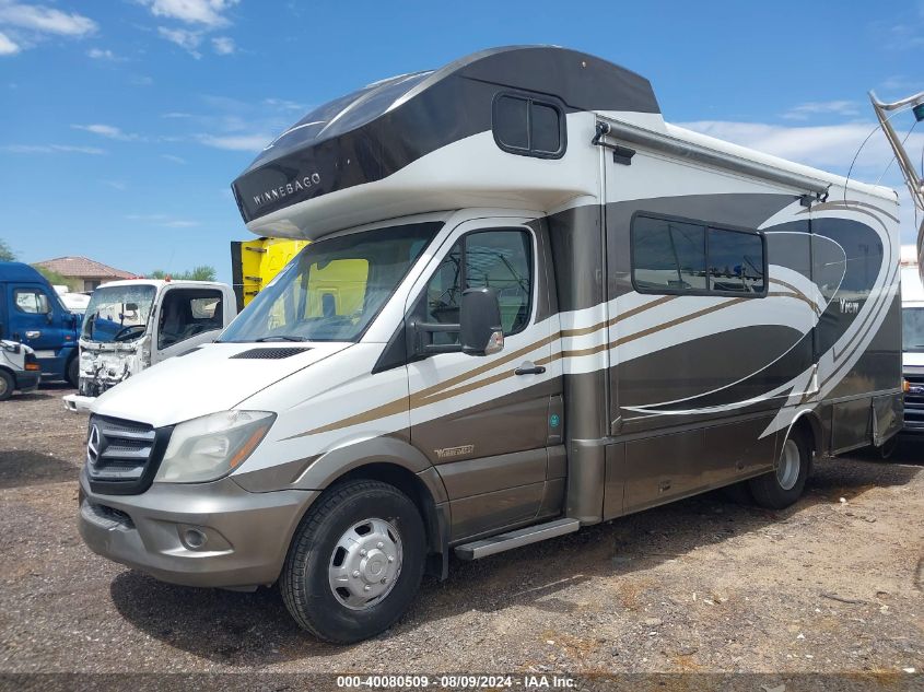 2014 Mercedes-Benz Sprinter 3500 VIN: WDAPF4CC8E9591453 Lot: 40080509