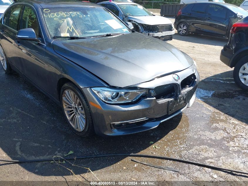 2013 BMW 328I xDrive VIN: WBA3B3C52DF530230 Lot: 40080513