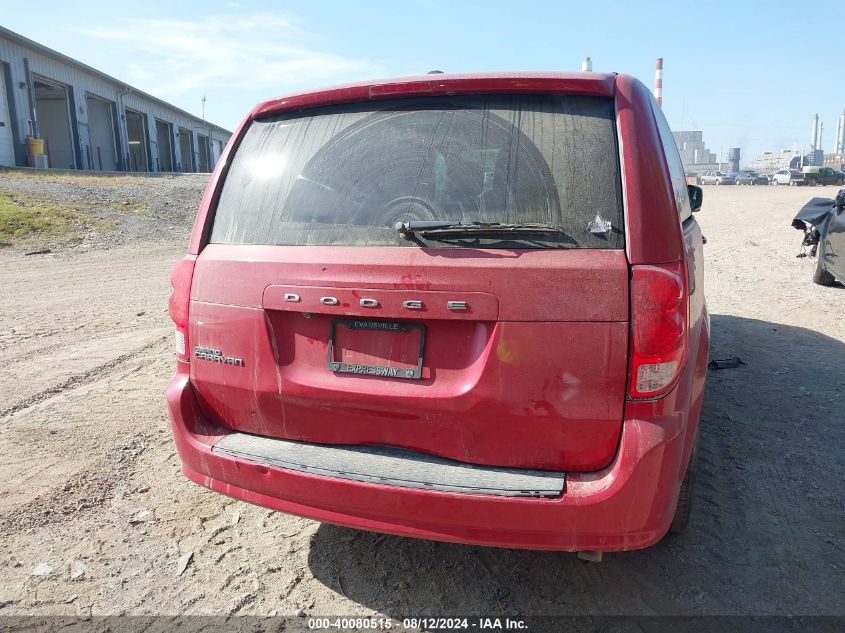 2014 Dodge Grand Caravan Se VIN: 2C4RDGBG9ER452279 Lot: 40080515