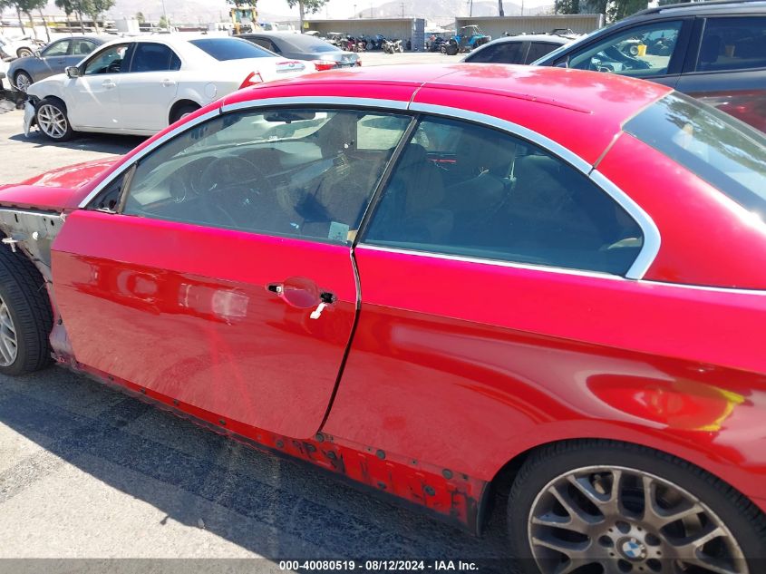 2009 BMW 328I VIN: WBAWR33519P461556 Lot: 40080519