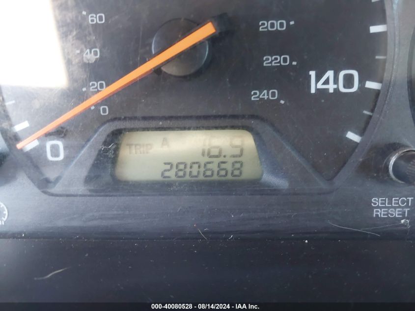 1999 Honda Accord Ex VIN: 1HGCG5557XA089260 Lot: 40080528