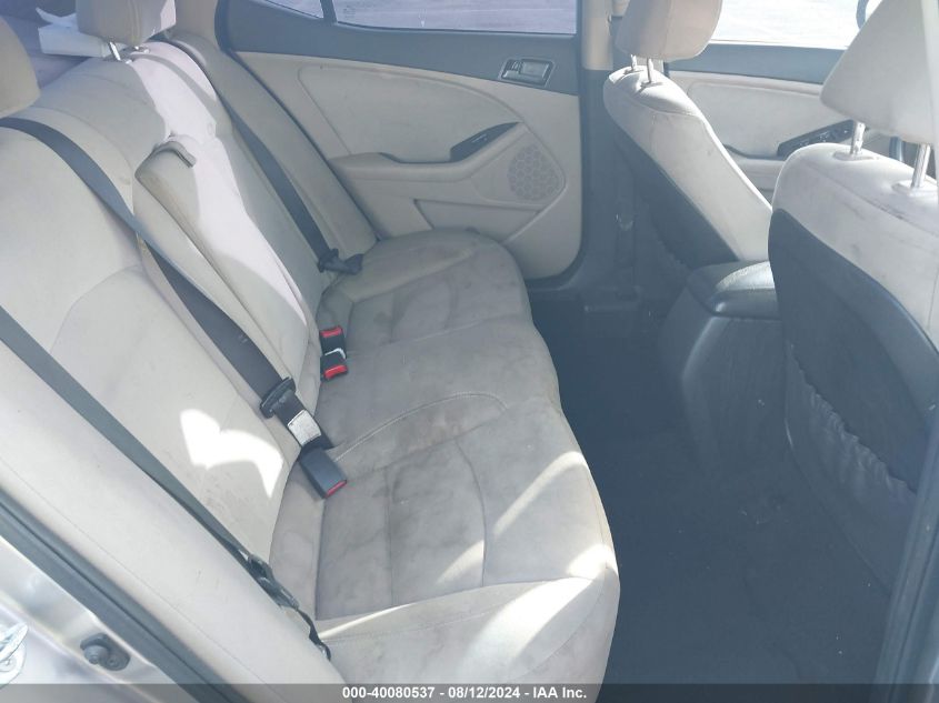 2012 Kia Optima Lx VIN: 5XXGM4A72CG058166 Lot: 40080537