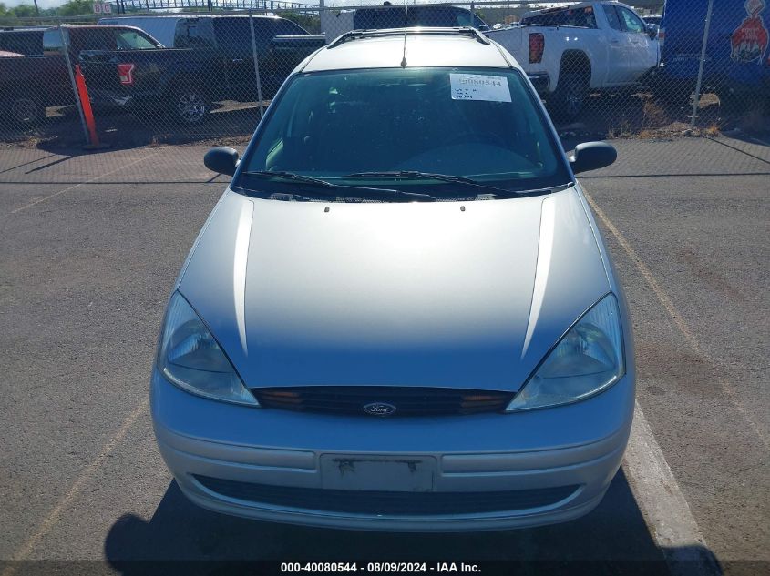 2001 Ford Focus Se VIN: 1FAFP36341W212347 Lot: 40080544