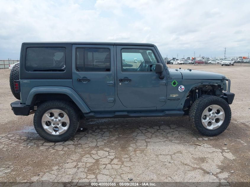 2014 Jeep Wrangler Unlimited Sahara VIN: 1C4BJWEG4EL217863 Lot: 40080585