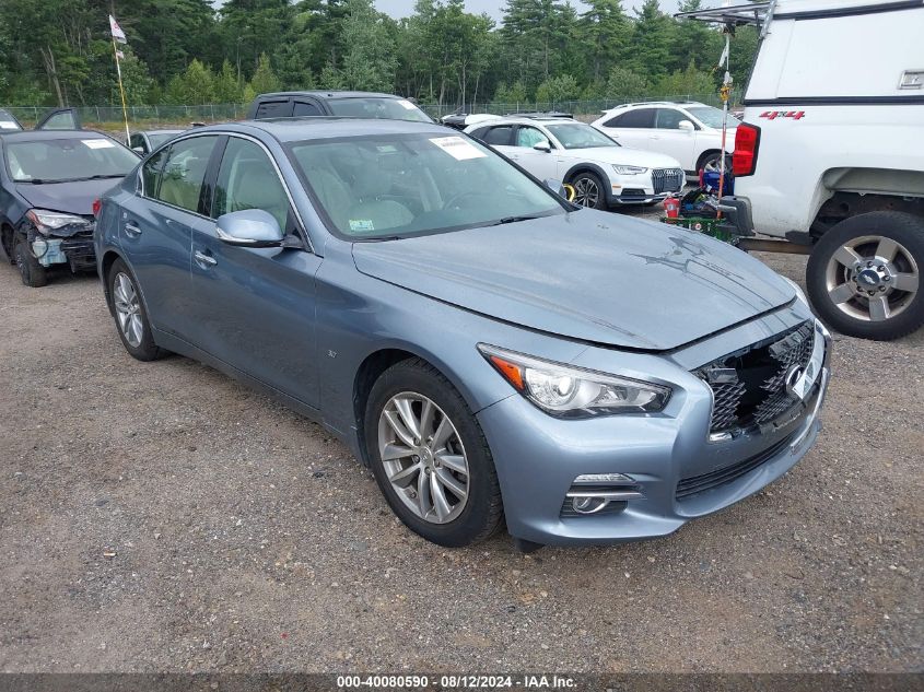 2014 Infiniti Q50 Premium VIN: JN1BV7AR8EM704756 Lot: 40080590