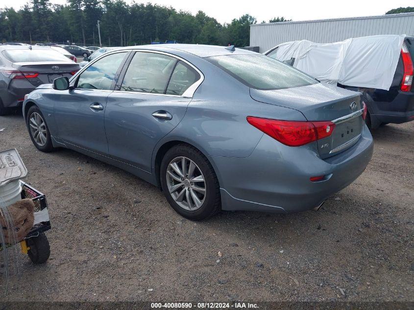 2014 Infiniti Q50 Premium VIN: JN1BV7AR8EM704756 Lot: 40080590