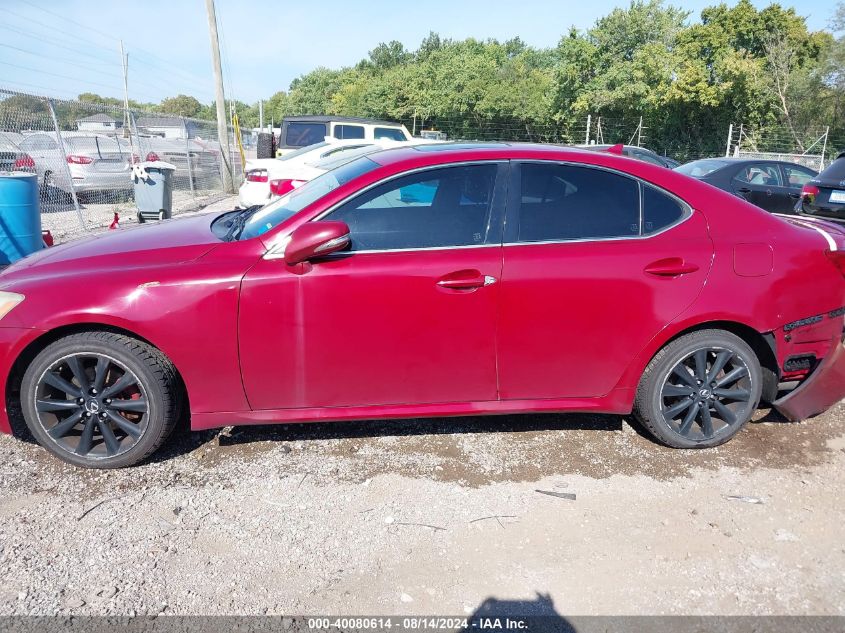 2010 Lexus Is 250 VIN: JTHCF5C29A5039209 Lot: 40080614