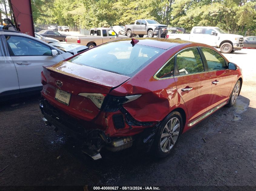 2017 Hyundai Sonata Limited VIN: 5NPE34AF9HH558046 Lot: 40080627