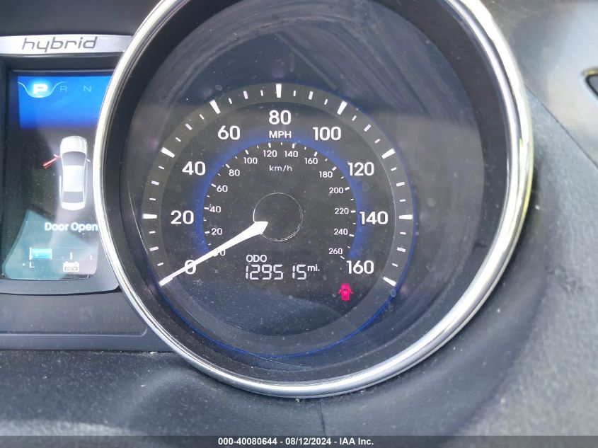 2015 Hyundai Sonata Hybrid/Limited VIN: KMHEC4A44FA130125 Lot: 40080644