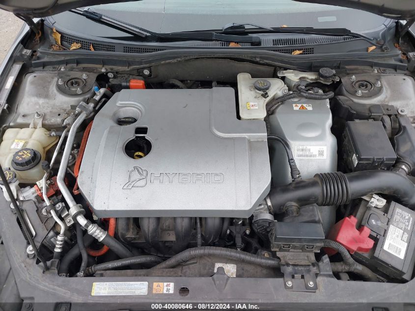 2010 Ford Fusion Hybrid Hybrid VIN: 3FADP0L37AR181317 Lot: 40080646