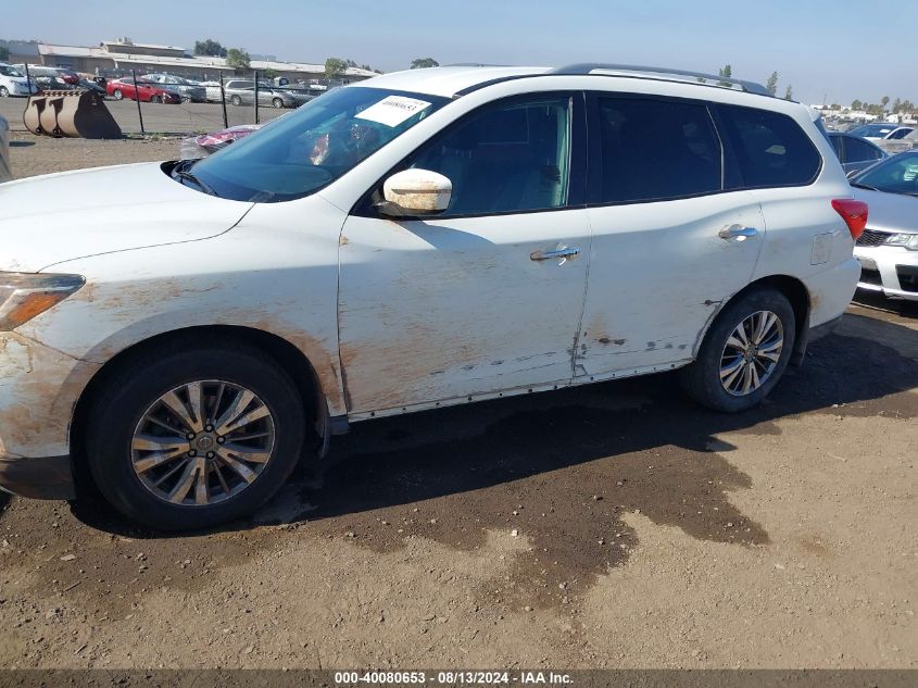 2018 Nissan Pathfinder S VIN: 5N1DR2MN9JC651440 Lot: 40080653