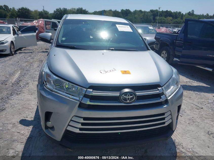 2019 Toyota Highlander Le/Le Plus VIN: 5TDZZRFH7KS365578 Lot: 40080676