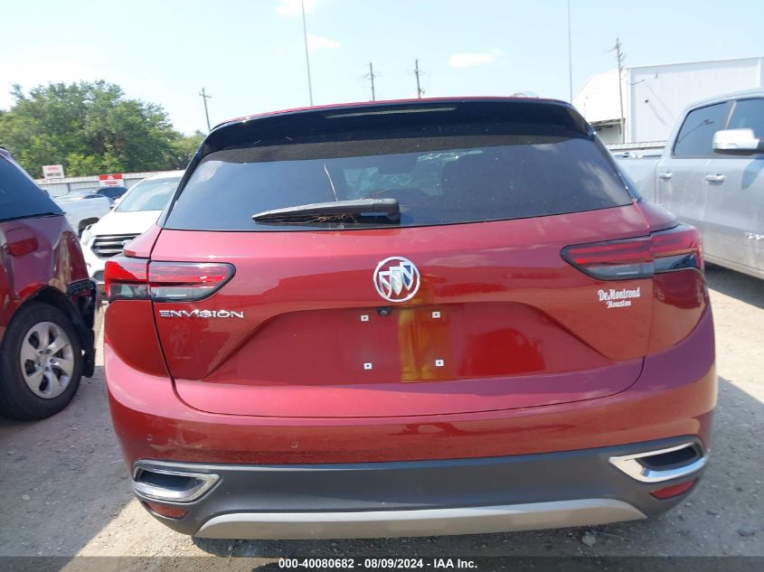 2021 Buick Envision Fwd Preferred VIN: LRBAZLR46MD088051 Lot: 40080682