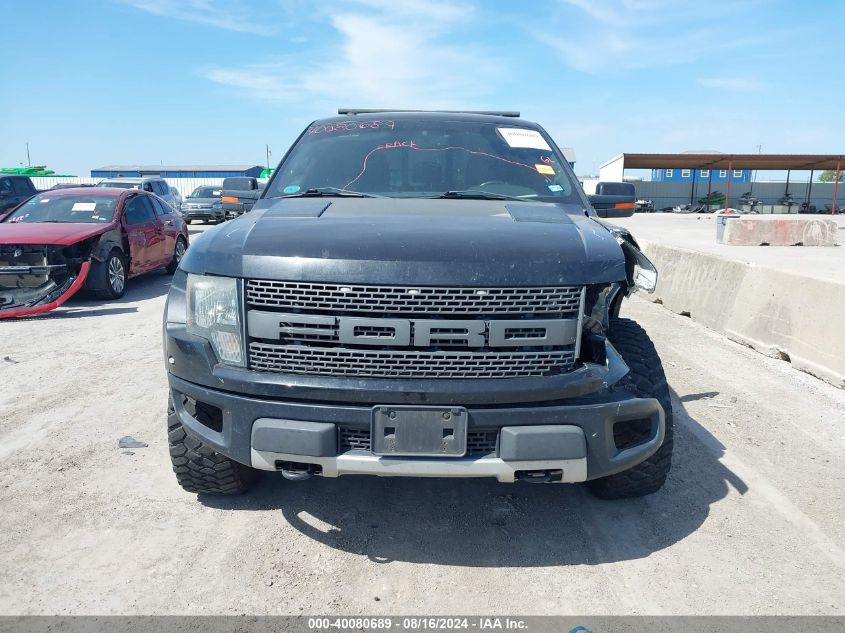 2011 Ford F-150 Svt Raptor VIN: 1FTFW1R6XBFA25820 Lot: 40080689