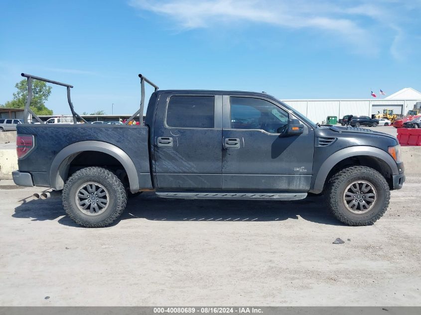 2011 Ford F-150 Svt Raptor VIN: 1FTFW1R6XBFA25820 Lot: 40080689