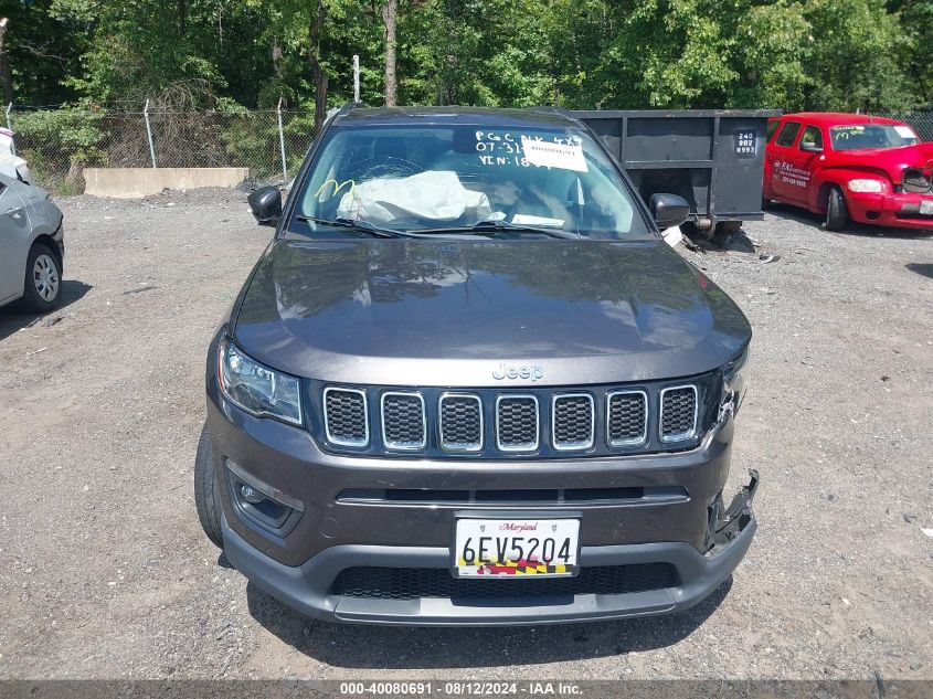 2018 Jeep Compass Latitude 4X4 VIN: 3C4NJDBB7JT401834 Lot: 40080691