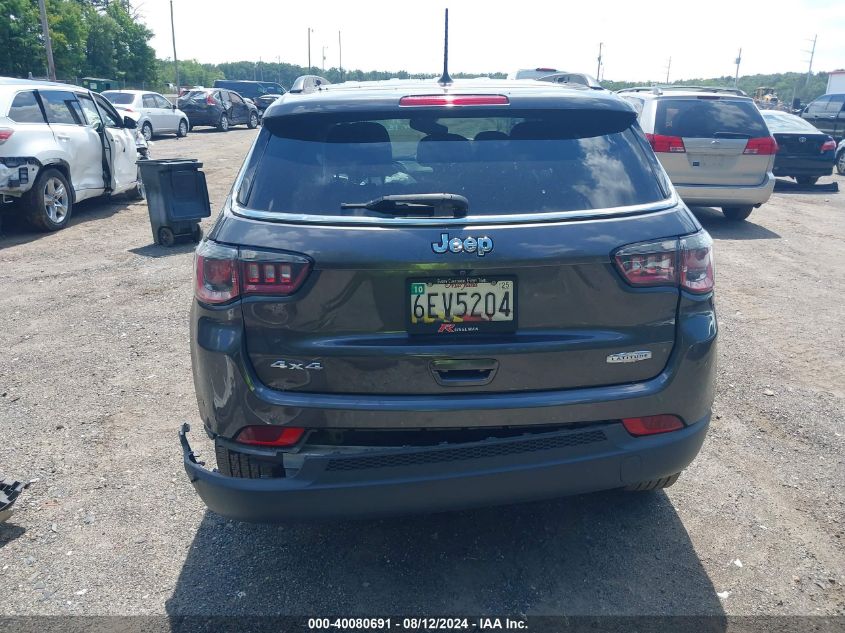 2018 Jeep Compass Latitude 4X4 VIN: 3C4NJDBB7JT401834 Lot: 40080691