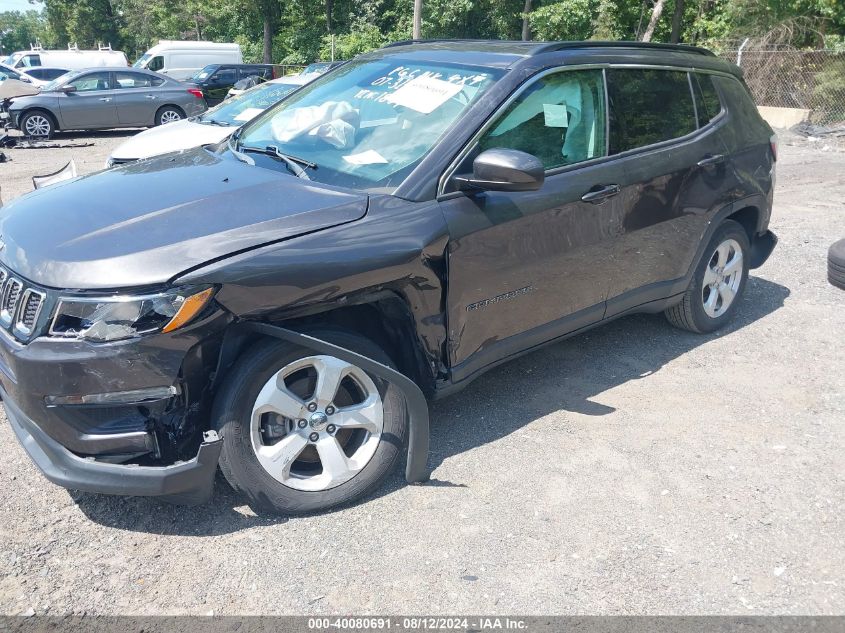 2018 Jeep Compass Latitude 4X4 VIN: 3C4NJDBB7JT401834 Lot: 40080691