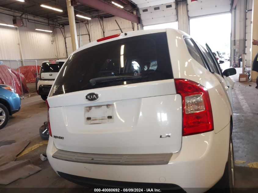 2008 Kia Rondo Lx Base VIN: KNAFG525487206062 Lot: 40080692