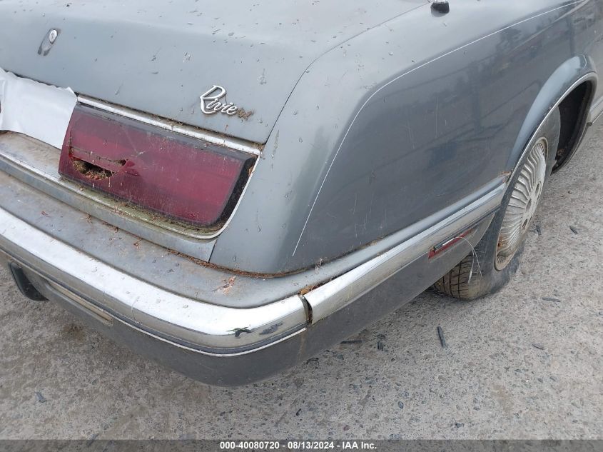 1992 Buick Riviera VIN: 1G4EZ13LXNU403809 Lot: 40080720