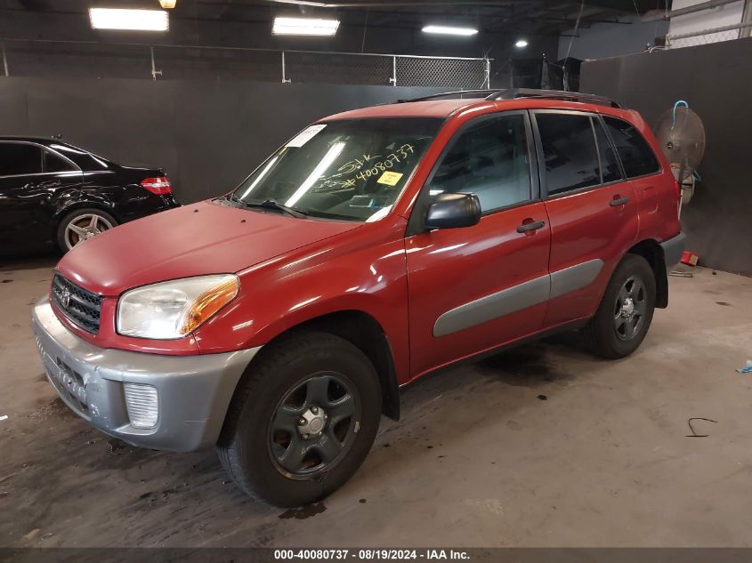 2003 Toyota Rav4 VIN: JTEHH20V630200626 Lot: 40080737