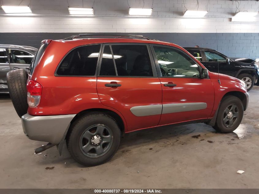 2003 Toyota Rav4 VIN: JTEHH20V630200626 Lot: 40080737