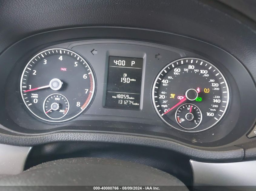 2013 Volkswagen Passat 2.5L S VIN: 1VWAH7A30DC009801 Lot: 40080766