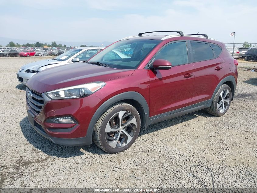 KM8J3CA28GU090283 2016 HYUNDAI TUCSON - Image 2