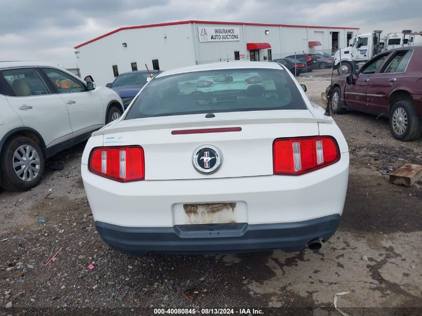 2010 Ford Mustang VIN: 1ZVBP8AN2A5121238 Lot: 40080845