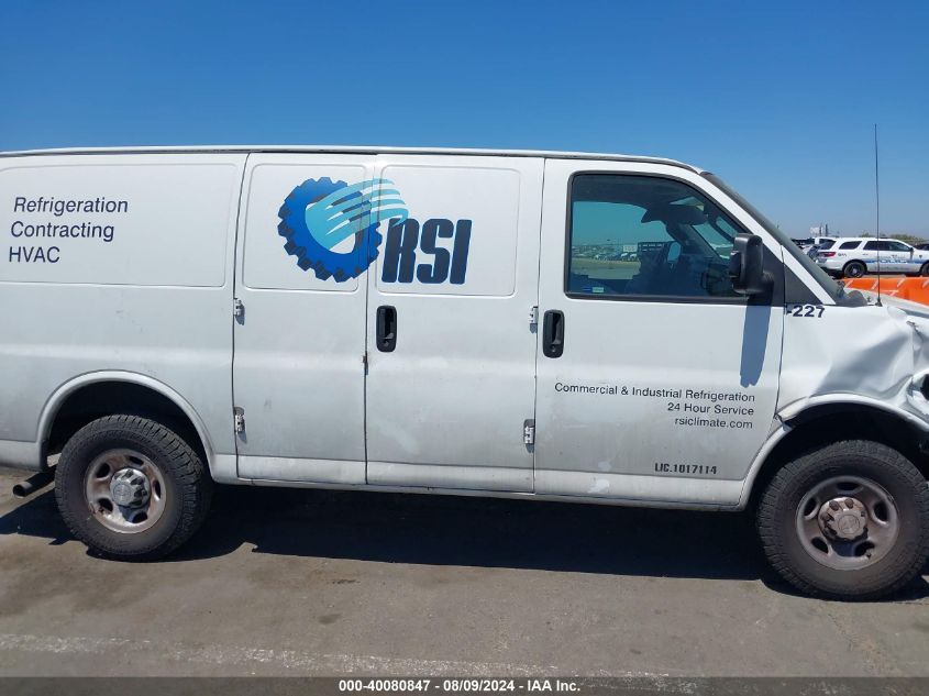 2019 Chevrolet Express 2500 Work Van VIN: 1GCWGAFP3K1362143 Lot: 40080847