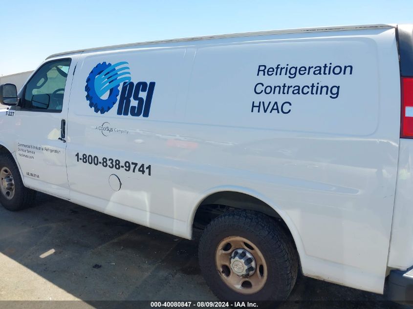 2019 Chevrolet Express 2500 Work Van VIN: 1GCWGAFP3K1362143 Lot: 40080847