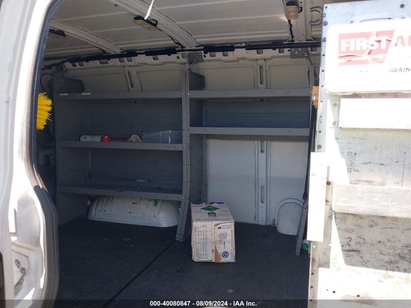 2019 Chevrolet Express 2500 Work Van VIN: 1GCWGAFP3K1362143 Lot: 40080847