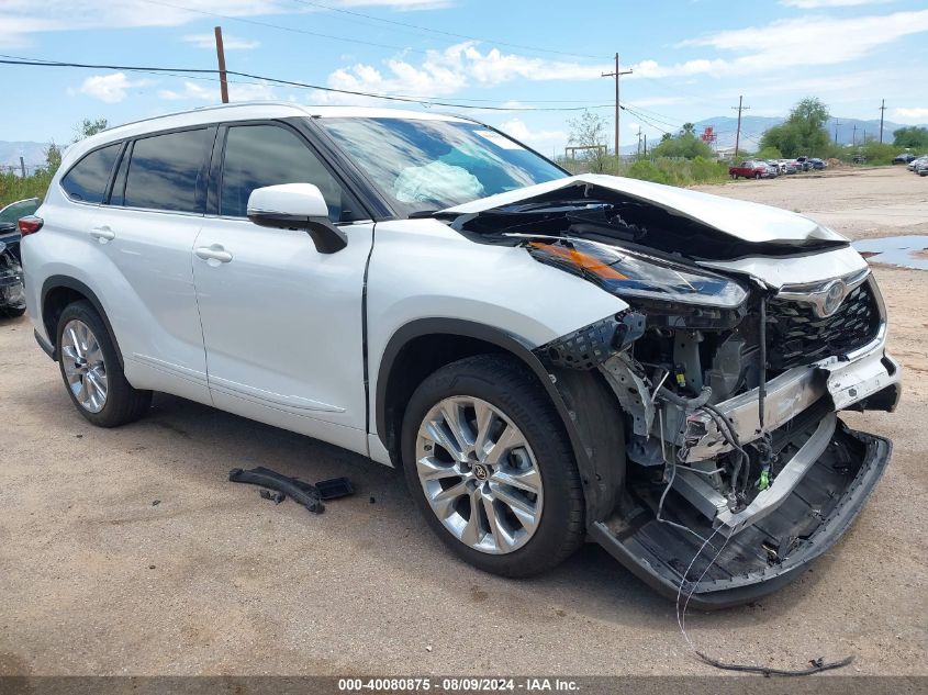 5TDYARAH3NS510386 2022 Toyota Highlander Hybrid Limited